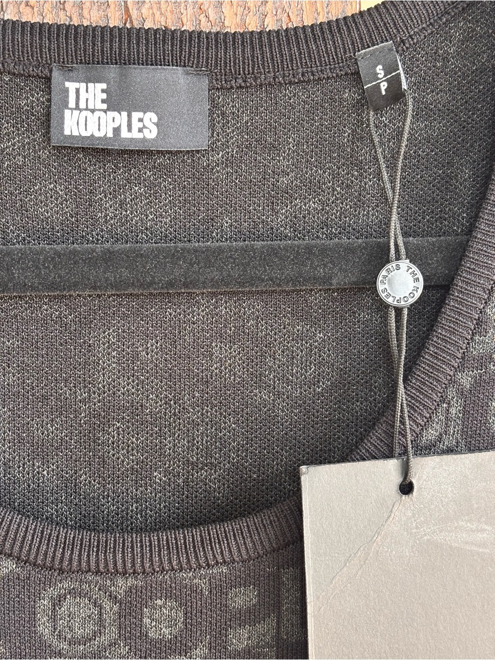 THE KOOPLES French Luxury “Robe Jacquard Logo All Over” Bodycon Dress NWT - Picture 11 of 16